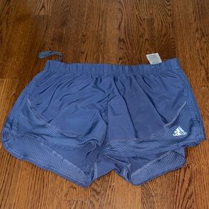 Blue adidas athletic shorts size medium